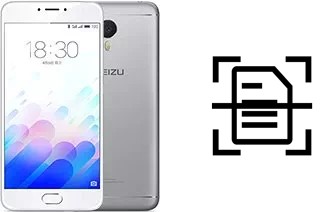 Escanear documento en un Meizu M3 Note