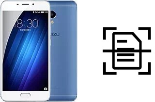 Escanear documento en un Meizu M3e