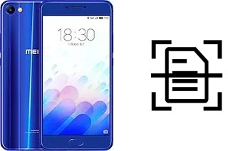 Escanear documento en un Meizu M3x