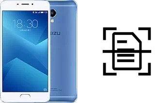 Escanear documento en un Meizu M5 Note