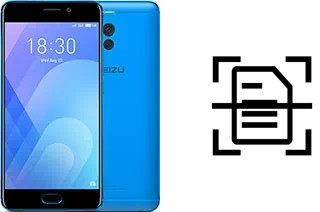 Escanear documento en un Meizu M6 Note