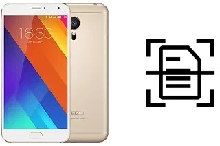 Escanear documento en un Meizu MX5