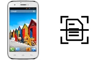 Escanear documento en un Micromax A115 Canvas 3D