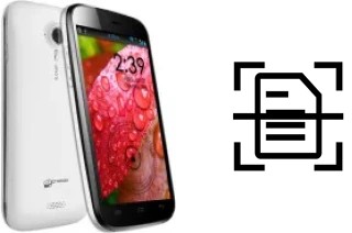 Escanear documento en un Micromax A116 Canvas HD