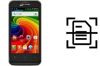 Escanear documento en un Micromax A36 Bolt