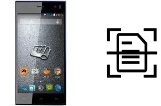 Escanear documento en un Micromax A99 Canvas Xpress