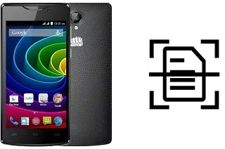 Escanear documento en un Micromax Bolt D320