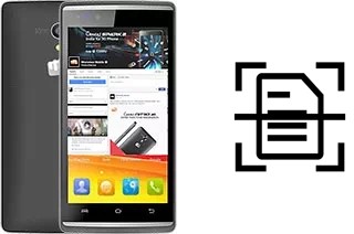 Escanear documento en un Micromax Canvas Fire 4G Q411