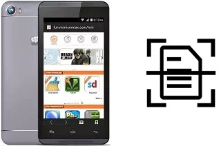 Escanear documento en un Micromax Canvas Fire 4 A107