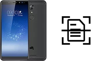 Escanear documento en un Micromax Canvas Infinity