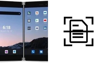 Escanear documento en un Microsoft Surface Duo