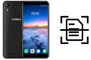 Escanear documento en un Mobiistar E1 Selfie