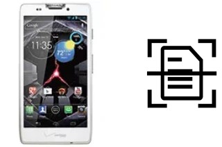 Escanear documento en un Motorola DROID RAZR HD