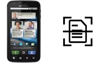 Escanear documento en un Motorola ATRIX