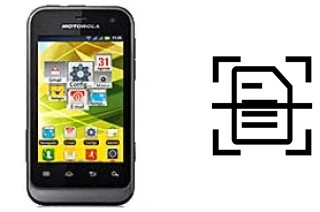 Escanear documento en un Motorola Defy Mini XT321