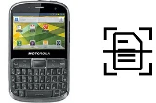 Escanear documento en un Motorola DEFY Pro