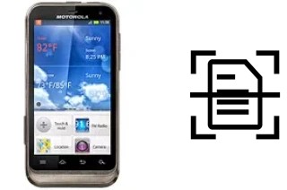 Escanear documento en un Motorola DEFY XT XT556