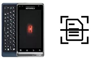 Escanear documento en un Motorola DROID 2