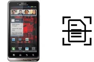 Escanear documento en un Motorola DROID BIONIC XT875