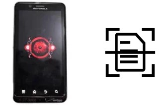 Escanear documento en un Motorola Droid Bionic Targa