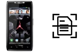 Escanear documento en un Motorola DROID RAZR XT912