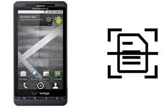 Escanear documento en un Motorola DROID X