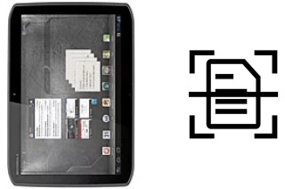 Escanear documento en un Motorola DROID XYBOARD 10.1 MZ617