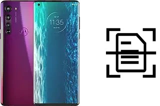 Escanear documento en un Motorola Edge