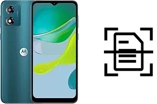 Escanear documento en un Motorola Moto E13