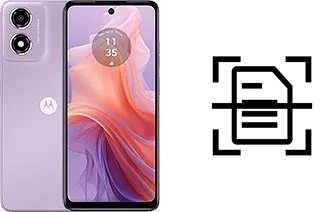 Escanear documento en un Motorola Moto E14