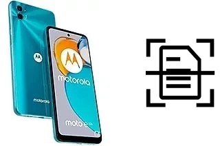 Escanear documento en un Motorola Moto E22s