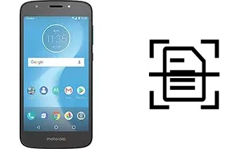 Escanear documento en un Motorola Moto E5 Cruise