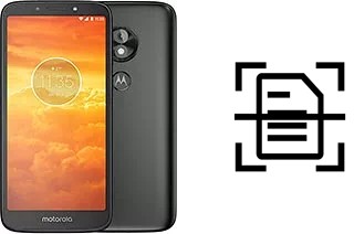 Escanear documento en un Motorola Moto E5 Play Go