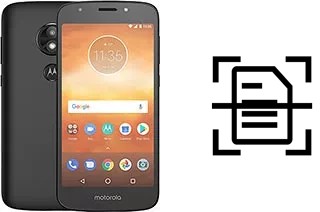 Escanear documento en un Motorola Moto E5 Play