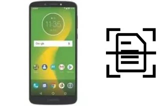 Escanear documento en un Motorola Moto E5 Supra