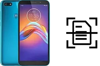 Escanear documento en un Motorola Moto E6 Play