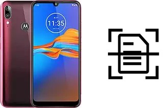 Escanear documento en un Motorola Moto E6 Plus (2019)