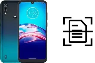 Escanear documento en un Motorola Moto E6s (2020)