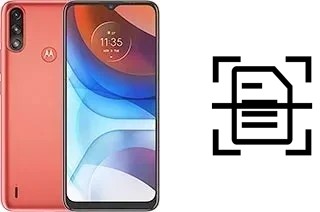 Escanear documento en un Motorola Moto E7i Power