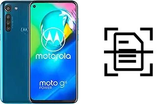 Escanear documento en un Motorola Moto G8 Power