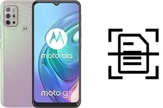 Escanear documento en un Motorola Moto G10