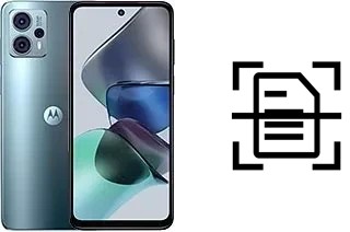 Escanear documento en un Motorola Moto G23