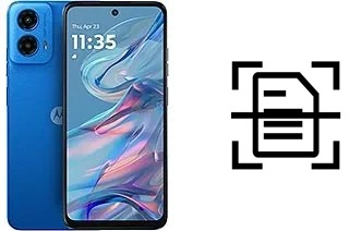 Escanear documento en un Motorola Moto G45