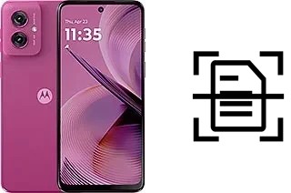 Escanear documento en un Motorola Moto G55