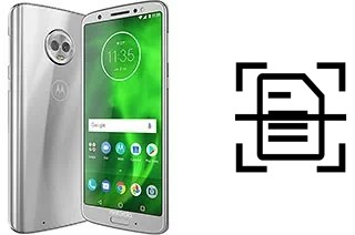 Escanear documento en un Motorola Moto G6