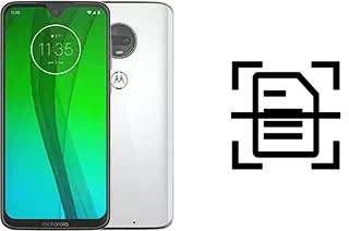 Escanear documento en un Motorola Moto G7