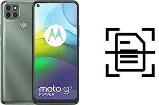 Escanear documento en un Motorola Moto G9 Power