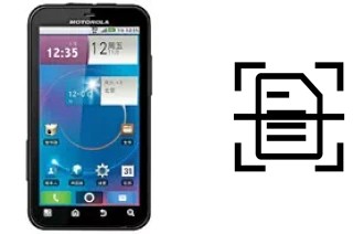 Escanear documento en un Motorola MOTO ME525
