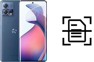 Escanear documento en un Motorola Moto S30 Pro