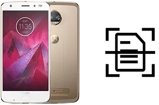 Escanear documento en un Motorola Moto Z2 Force